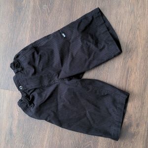 Vans Boys Size 10 Black and red Striped Shorts